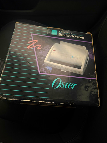 Oster electric sandwich maker - oster,