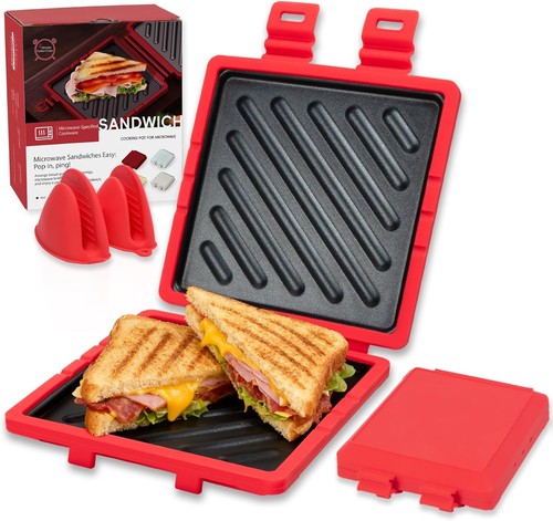 Microwave sandwich maker with - microwave,