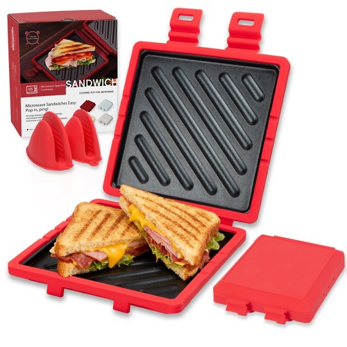 Microwave sandwich maker with - microwave,