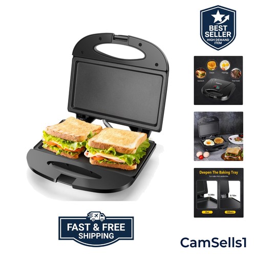 Sandwich maker with - sandwich, non-stick