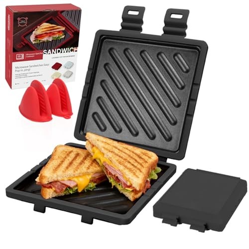 Microwave sandwich maker with - microwave,