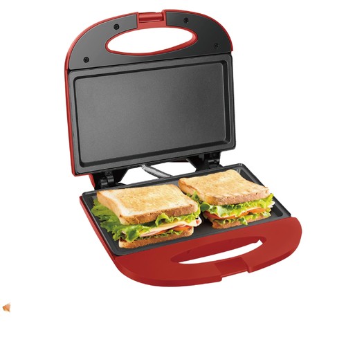 Red nonstick flat - -, grill