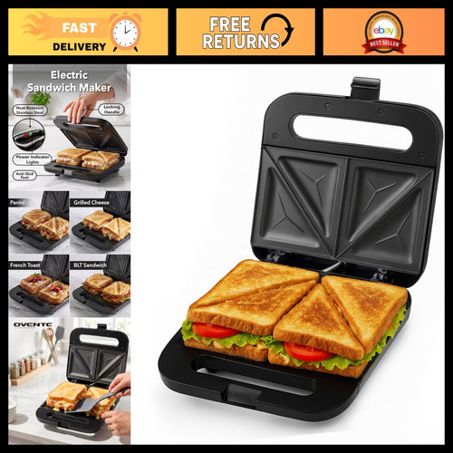 Electric sandwich maker 750w - electric,