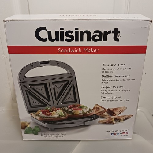 New cuisinart sandwich maker - new!,