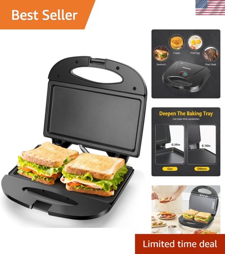 Sandwich maker with non - with, non-stick