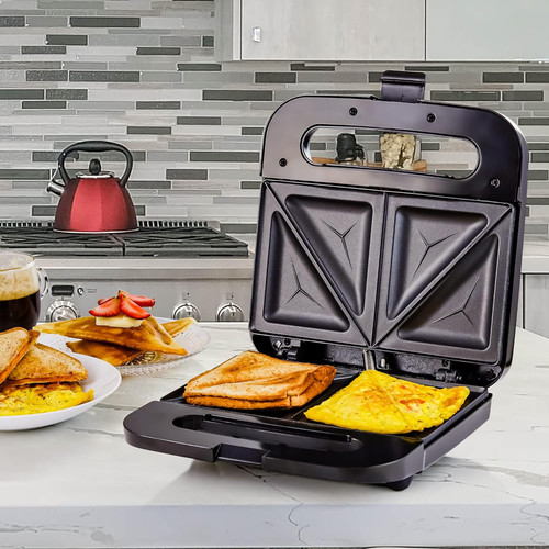 Electric sandwich maker with - sandwich,